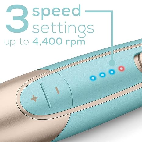 Beurer MP84,14-Piece Professional Manicure & Pedicure Nail Drill Kit, Cordless Electric Nail File with Attachments, LED Light, Adjustable Speed, Nail Dremel for Manicure and Pedicure, Storage Case