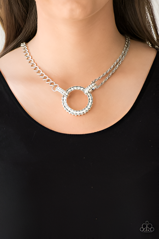 Rhinestone Pendant Necklace