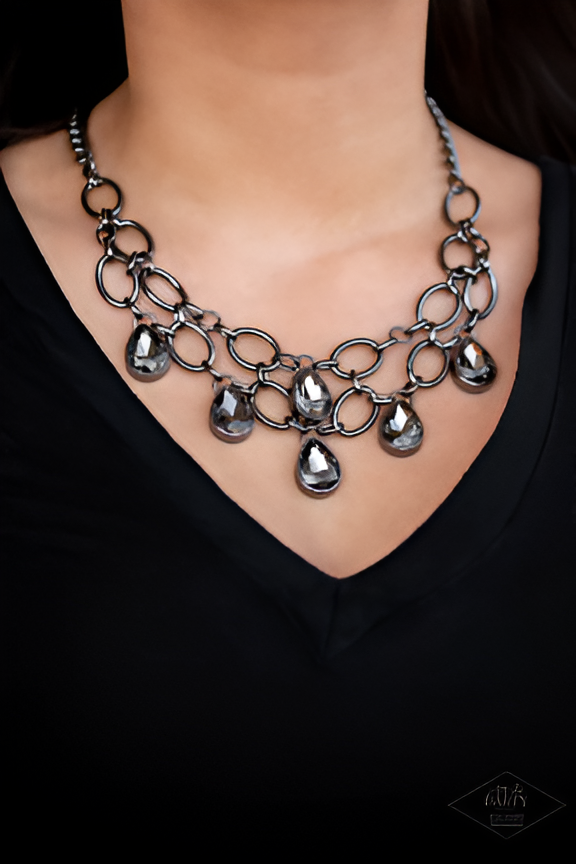 Gunmetal Chain Necklace