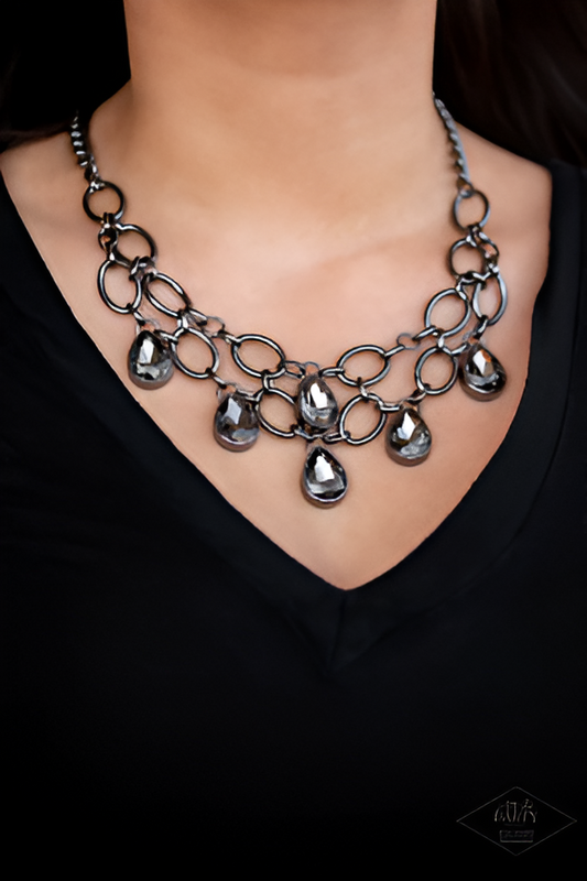 Gunmetal Chain Necklace