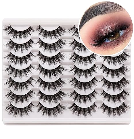Losha Eyelashes Natural Look Faux Mink Lashes Pack