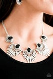 Black Rhinestone Necklace