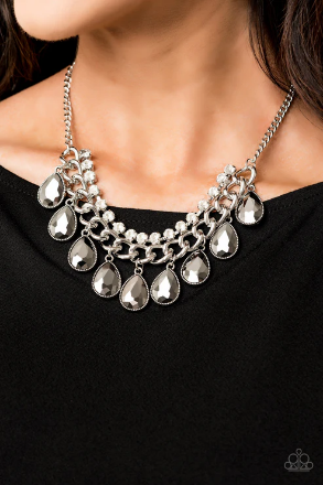 Teardrop Rhinestone Necklace