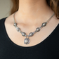 Gray Stone Necklace