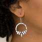 Rhinestone Hoop Earrings