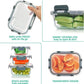 24 Pieces Glass Food Storage Containers Set,Glass Meal Prep Containers-Stackable Airtight Glass Storage Containers with lids,Freezer, Microwave, Oven Safe,Gray