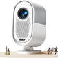 [Unique Design/Dolby Audio] Projector with WiFi6 and 2-Way Bluetooth, 20W Speakers, 1080P Home Theater Movie Proyector, Auto Focus&Keystone, iWIMIUS Flagship for Indoor&Outdoor (White, Standard)