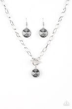 Dramatic Gem Silver Necklace