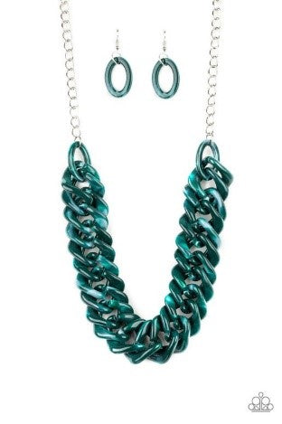 Green Acrylic Necklace
