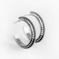 Rhinestone Hoop Earrings
