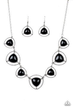 Pyramidal Beads Necklace