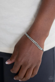 Gunmetal Rhinestone Bracelet