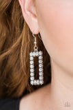 Rhinestone Frame Earrings