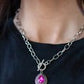 Pink Teardrop Necklace